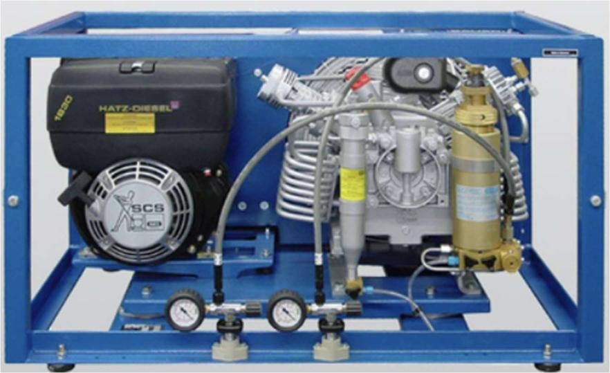 Breathing-air compressor — supplied reference photograph